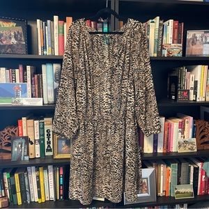 22W Lauren Ralph Lauren Animal Print Dress